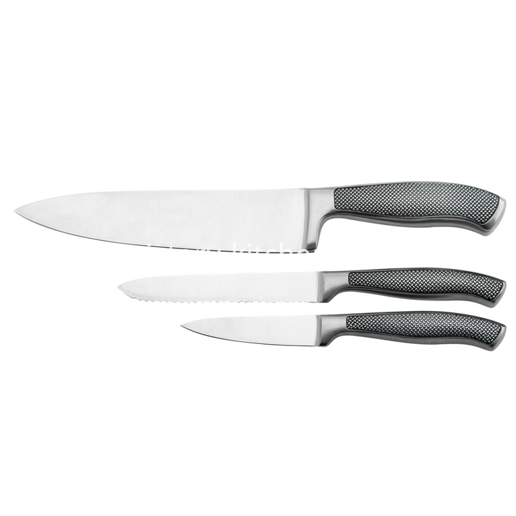 3pc stainless steel knife with hammer 3pc stainless steel knife with hammer